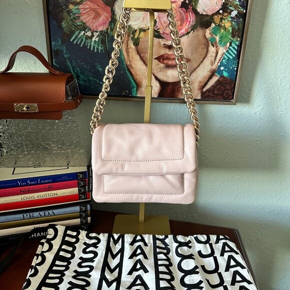 Marc Jacobs The Barcode Pillow Leather Shoulder Bag - NWT - Picture 1 of 9